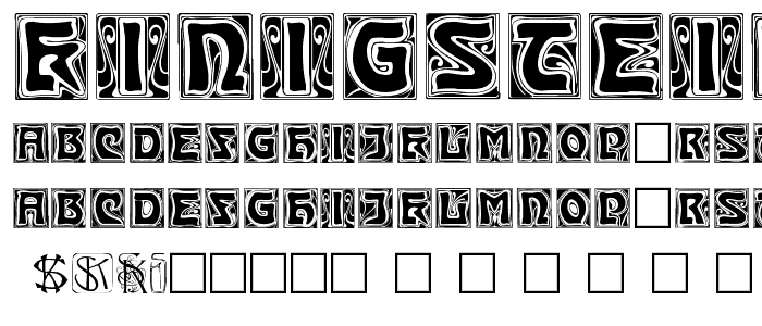 Kinigstein Caps font
